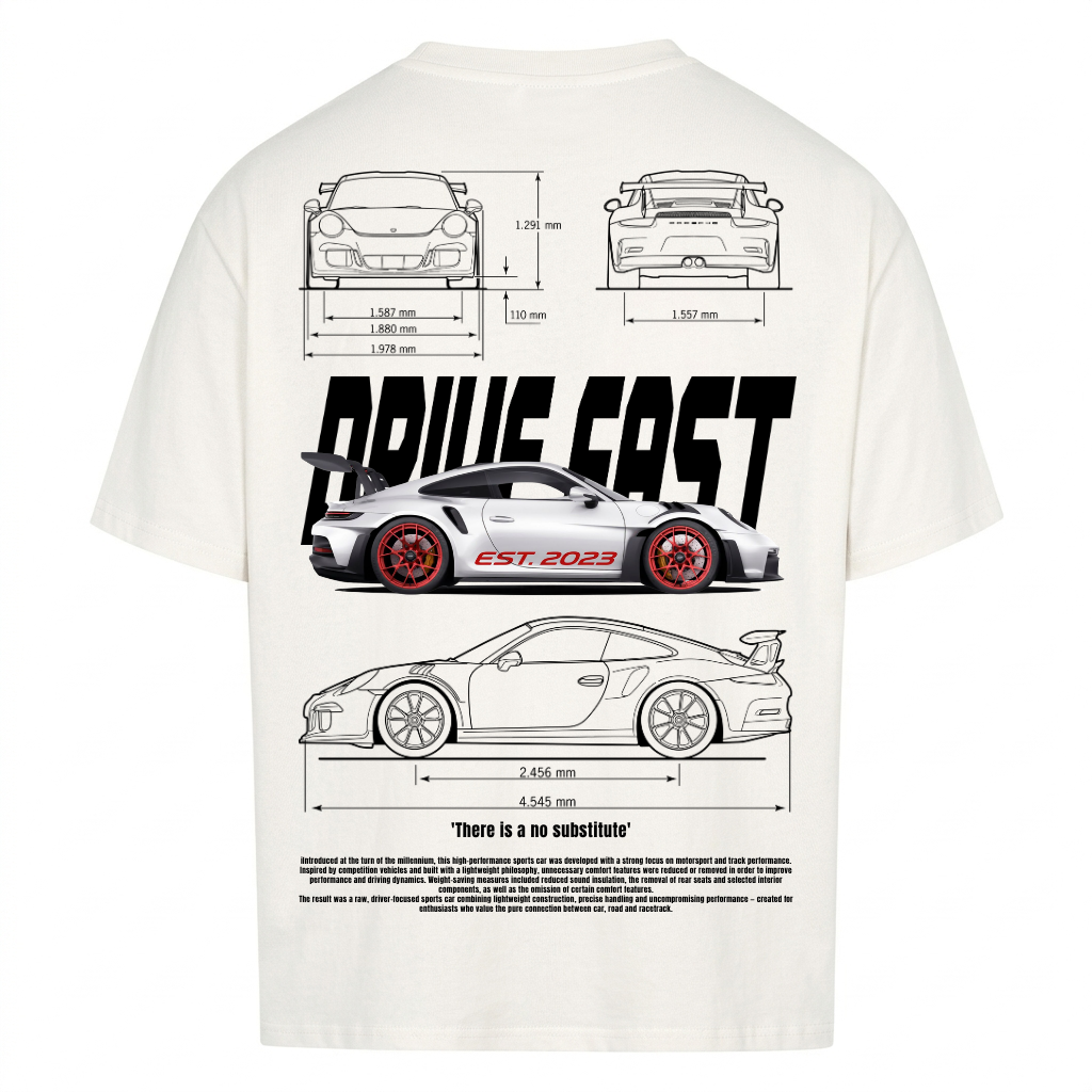 'There is a no substitute' Backprint Premium Shirt