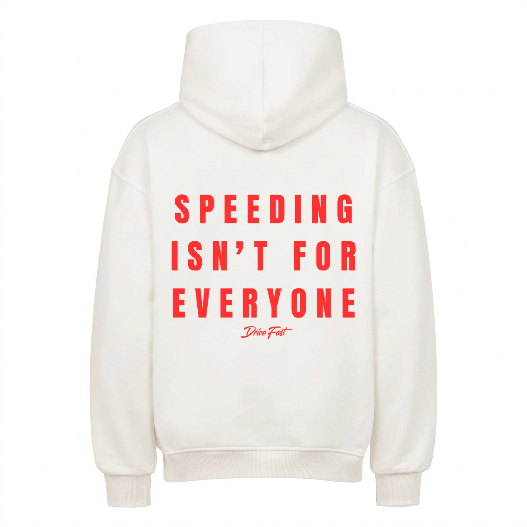 Speeding Biker Premium Hoodie