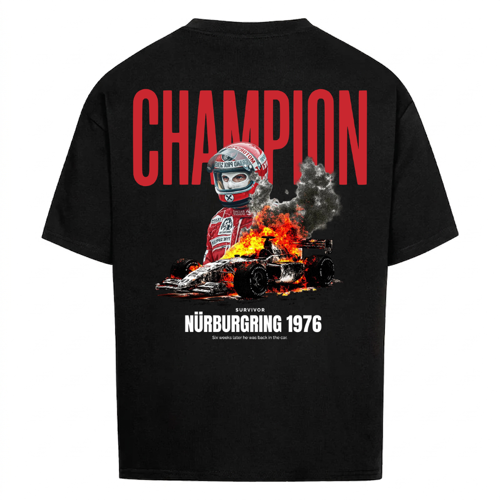 Chemise oversize SENNA à imprimé au dos