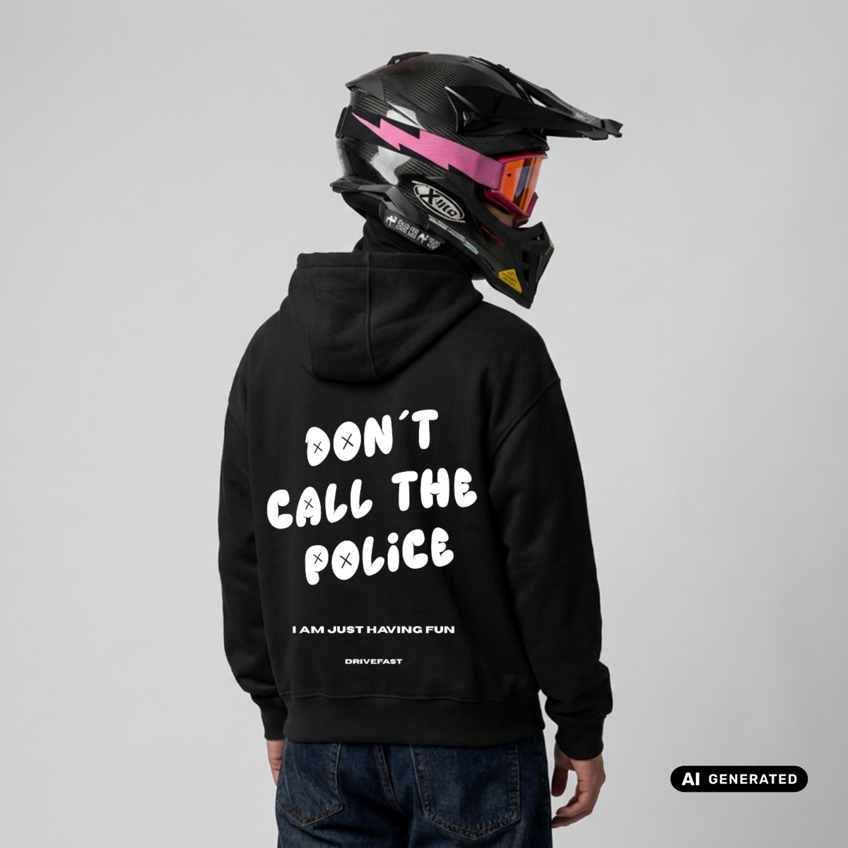 Don't Call The Police Biker Premium Hoodie