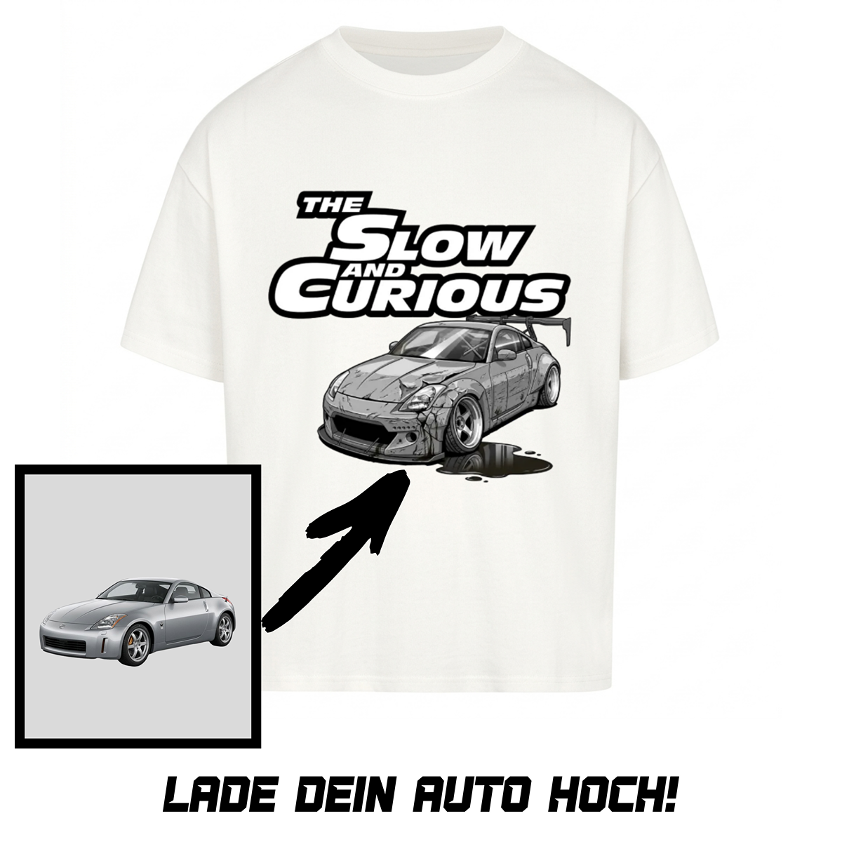 Slow and Curious Personalisierbares Premium Shirt