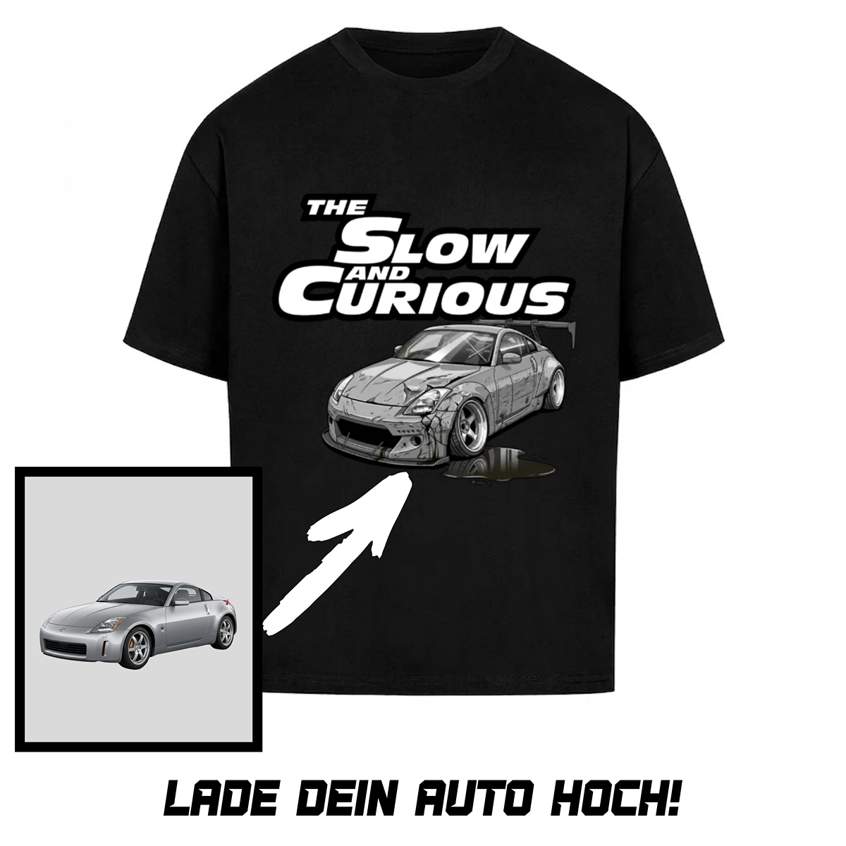 Slow and Curious Personalisierbares Premium Shirt