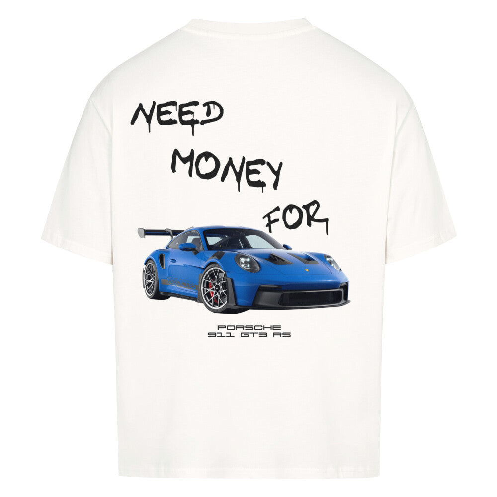 Oversized shirt PORSCHE GT3 RS (blue) 4XL White