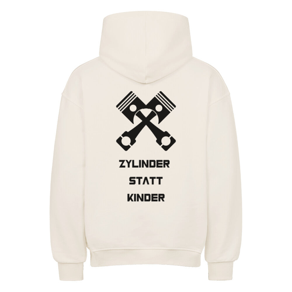 Retoure Oversized Hoodie - CYLINDER STATT KINDER (backprint)