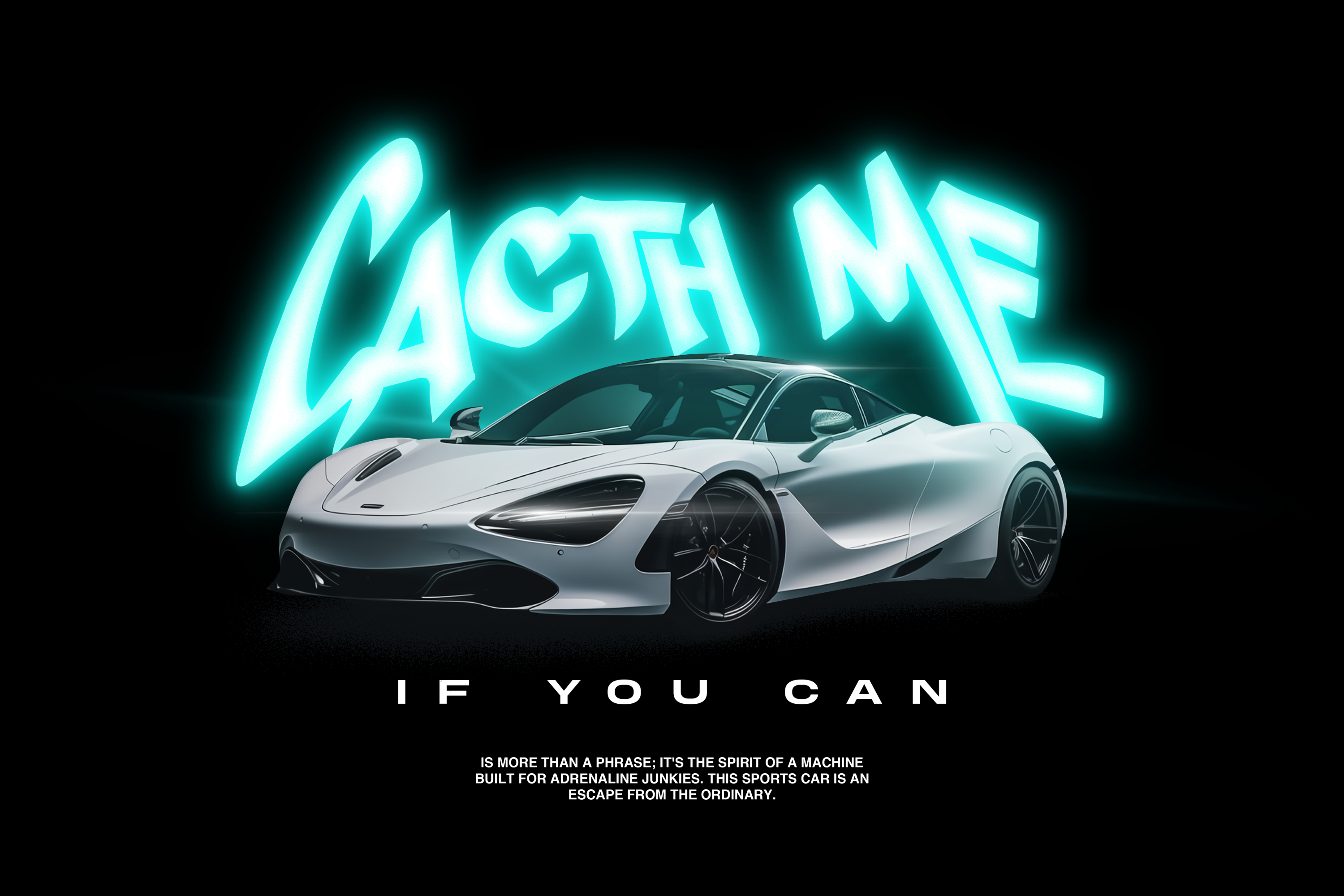 Oversized Hoodie - CATCH ME IF YOU CAN