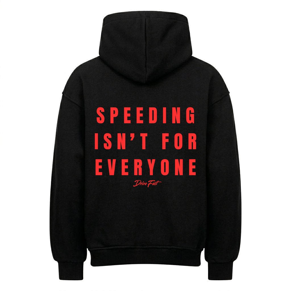 Speeding Biker Premium Hoodie