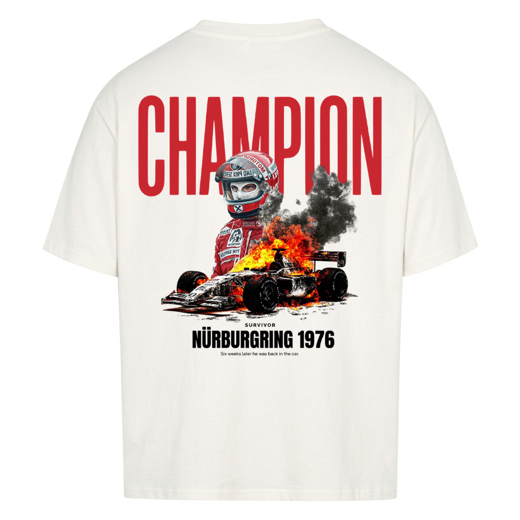 Chemise oversize SENNA à imprimé au dos